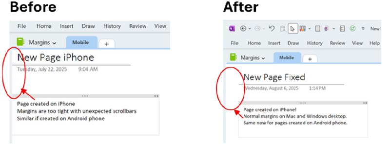 微软修复 OneNote 移动端边距问题，跨平台笔记显示更一致 - WinDiscover