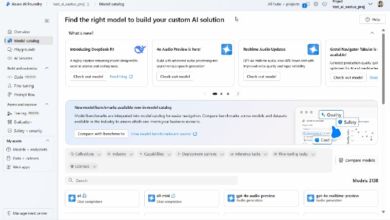 DeepSeek R1 已上架 Azure AI Foundry 和 GitHub Models - WinDiscover