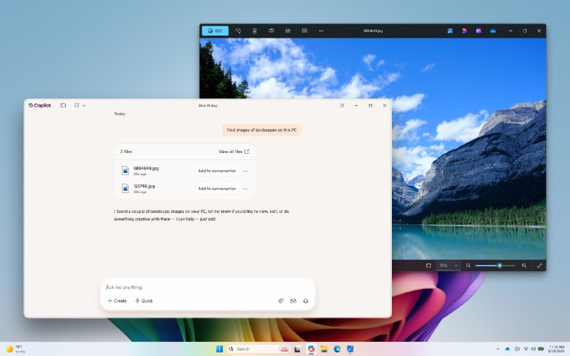 Copilot for Windows 应用开始推送语义文件搜索及全新主页体验 - WinDiscover