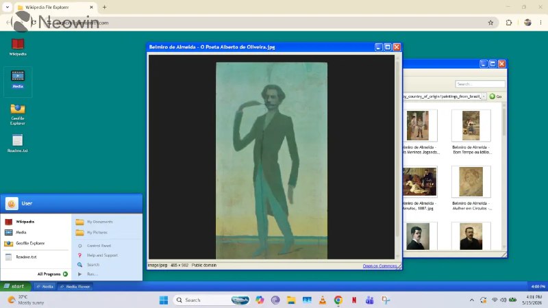 开发者推出 Windows XP 风格网页版 Wikipedia 文件系统 - WinDiscover