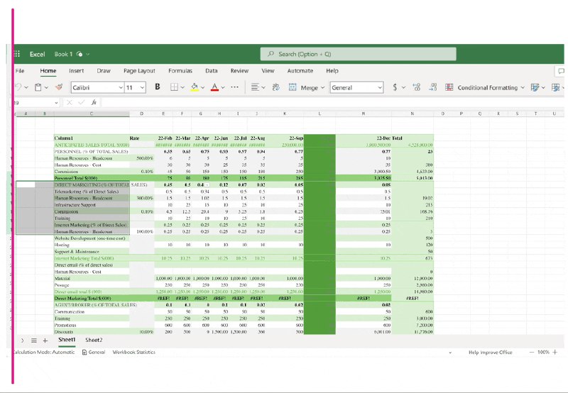 Excel 网页版开始采用新设计：视觉提升、易用性增强 - WinDiscover