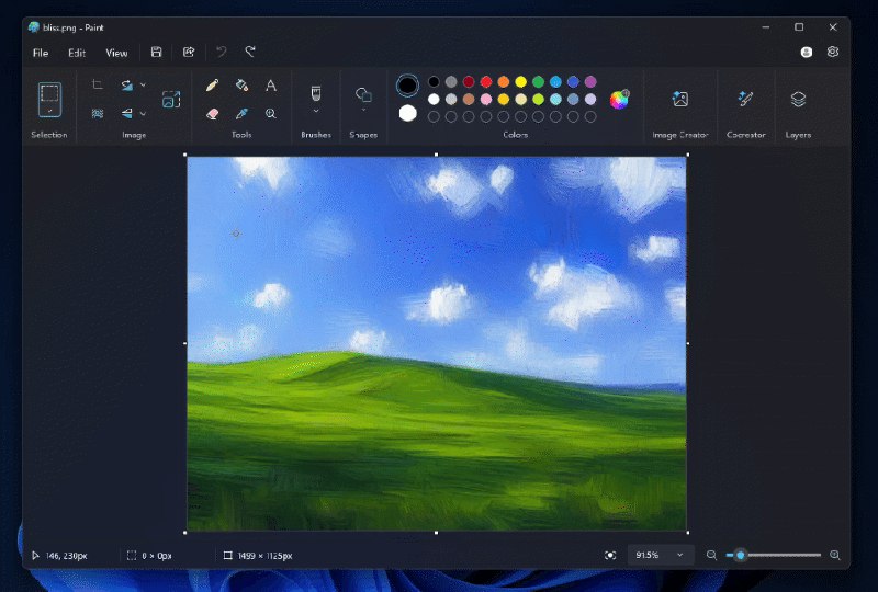画图和记事本新 AI 体验开始向 Windows Insider 推送 - WinDiscover