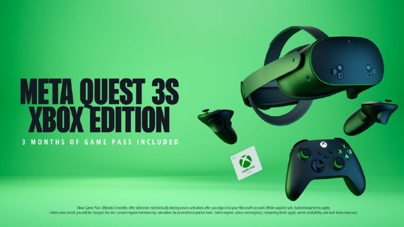 Meta 与微软联合发布了 Meta Quest 3S Xbox 限定版 - WinDiscover