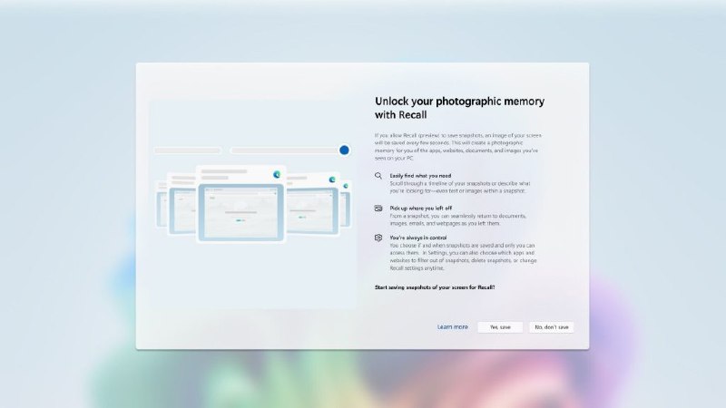 有关 Windows Recall 的隐私安全相关内容更新 - WinDiscover
