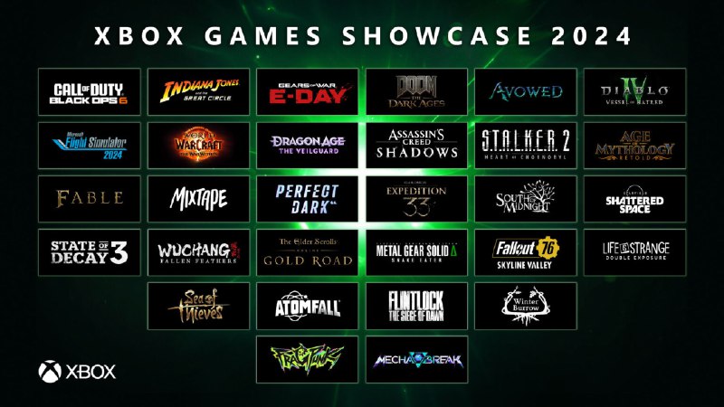 Xbox 游戏展示会 2024 官宣内容汇总：新游戏发布及新硬件更新 - WinDiscover