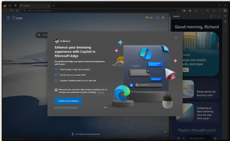 Edge 正在采用新的“浏览提示”来导入来自其他浏览器的数据 - WinDiscover