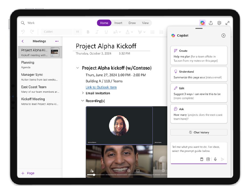 Copilot in OneNote 开始支持 iPad 和 Mac 平台 - WinDiscover