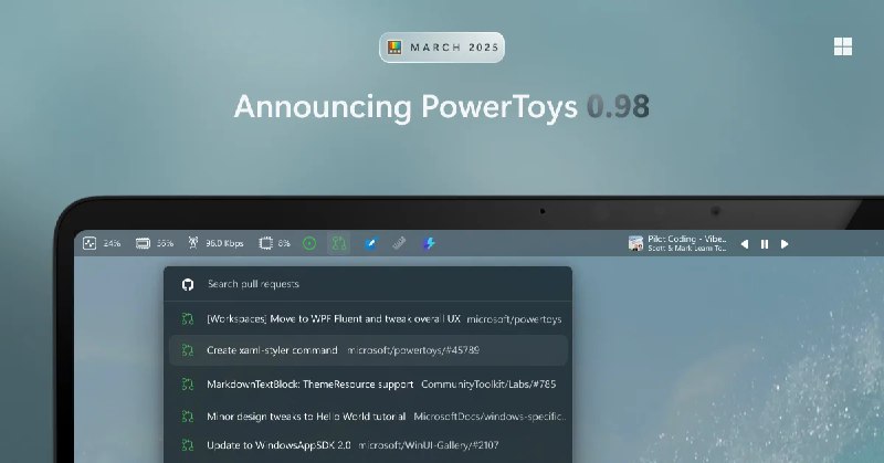 PowerToys 0.98 发布：新增类任务栏工具、键盘管理器全新设计等 - WinDiscover