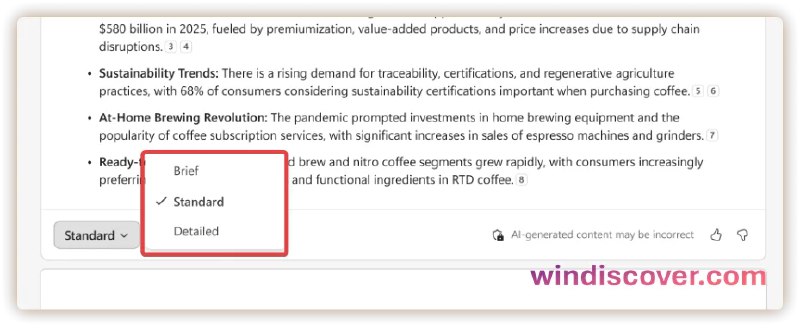 Word 开始支持摘要长度切换及更长文本支持 - WinDiscover