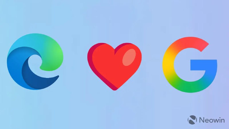 Microsoft Edge 将为企业用户使用 Google 搜索支持工作资料搜索横幅 - WinDiscover