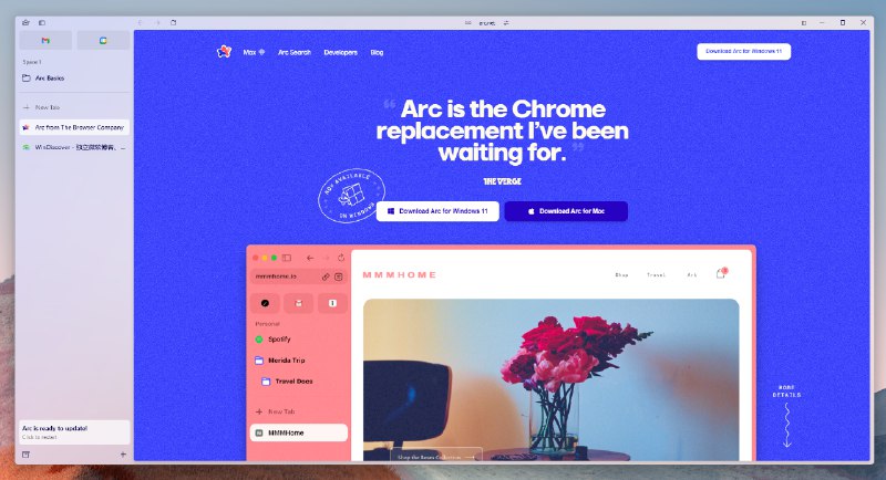 Arc 浏览器正式登陆 Windows 11 平台 - WinDiscover