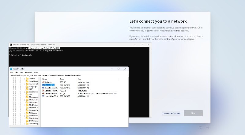 教程 | 在 Windows 11 预览版上恢复 bypassnro.cmd 脚本 - WinDiscover