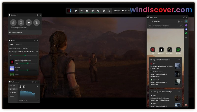 Edge Game Assist（正式版）已经向所有 Windows 11 用户开放 - WinDiscover