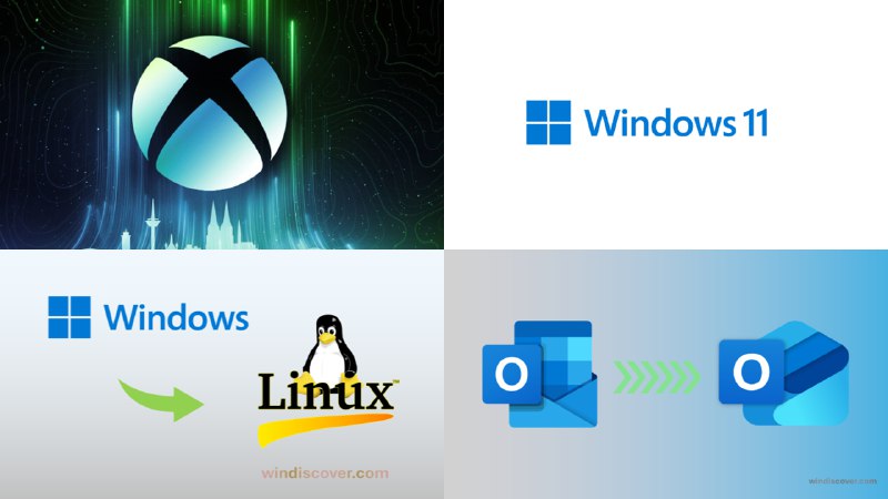 微软每周动态：Windows、Microsoft 365、Xbox 等 - WinDiscover