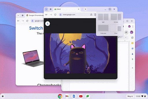 ChromeOS 新增了一项类似于 Windows 11 的功能：窗口布局 - WinDiscover