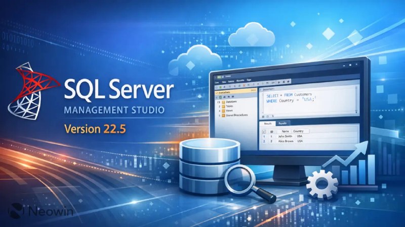 SQL Server Management Studio 22.5 发布，引入迁移页面与 AI 功能增强 - WinDiscover