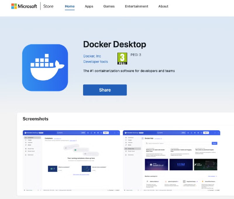 Docker 桌面版现已正式登陆 Microsoft Store - WinDiscover