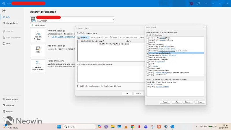 新版 Outlook 年底前将支持基于规则与模板的自动回复 - WinDiscover