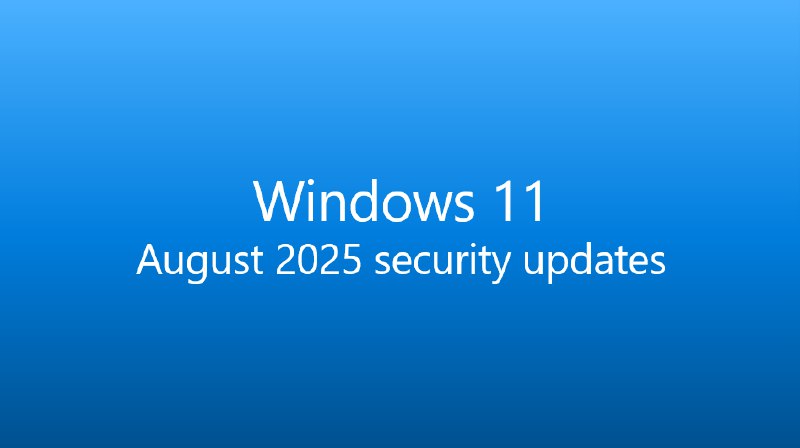 Windows 11 八月安全更新 KB5063878 开始推送 - WinDiscover