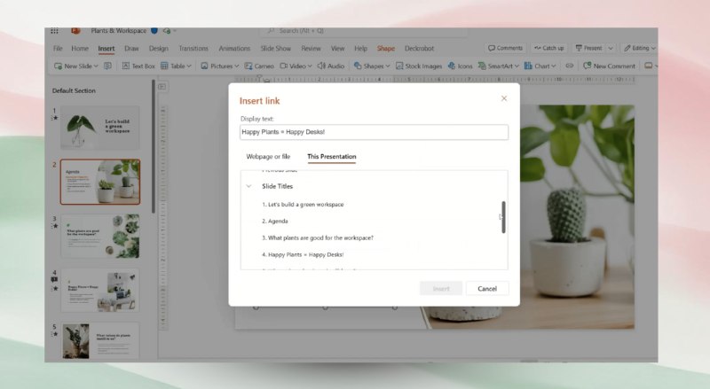 PowerPoint 网页版现已支持“幻灯片链接”，支持跳转到特定幻灯片页 - WinDiscover