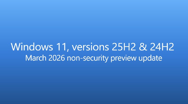 Windows 11 三月预览更新 KB5079391 发布：新增 1000Hz+ 刷新率支持 - WinDiscover