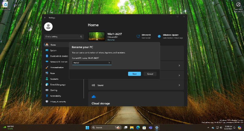 “设备重命名”及“时间设置”对话框将更换为 Windows 11 风格 - WinDiscover