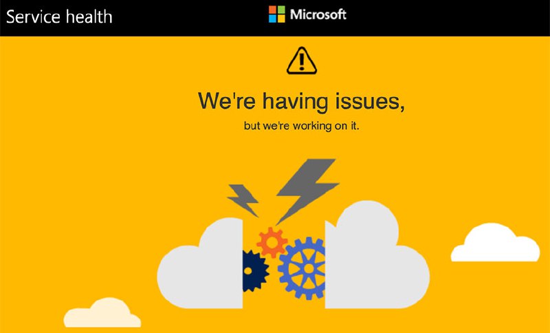 Microsoft 365 服务及 Azure 遭遇服务故障 - WinDiscover
