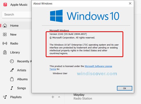 在 Windows 10 LTSC 上安装 Apple Music - WinDiscover