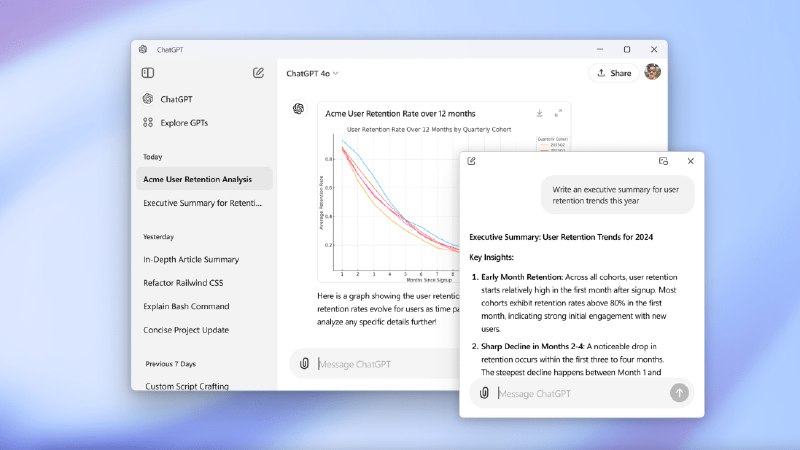 ChatGPT for Windows 客户端开始向特定用户预览 - WinDiscover
