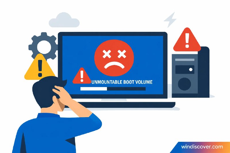 Windows 11 一月更新引发严重启动故障：部分电脑无法开机 - WinDiscover