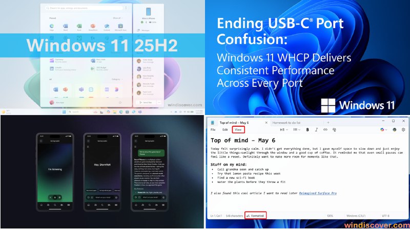 微软每周动态：Windows 平台、Windows 更新、Windows 新体验等 - WinDiscover