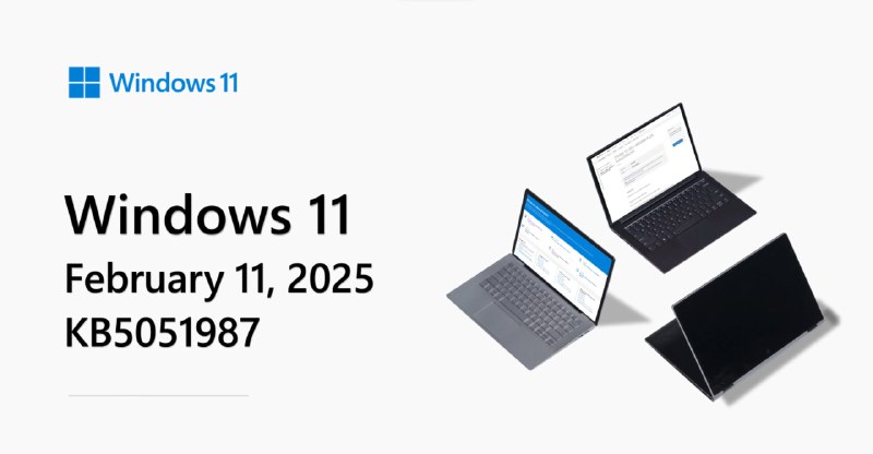 Windows 11 二月安全更新 KB5051987 发布 - WinDiscover