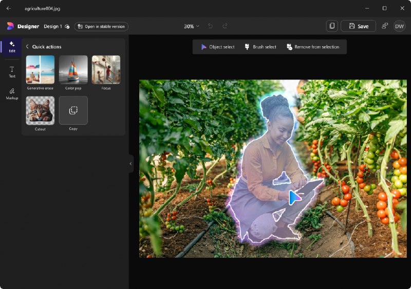 Microsoft 照片应用开始原生集成 Microsoft Designer AI 编辑功能 - WinDiscover