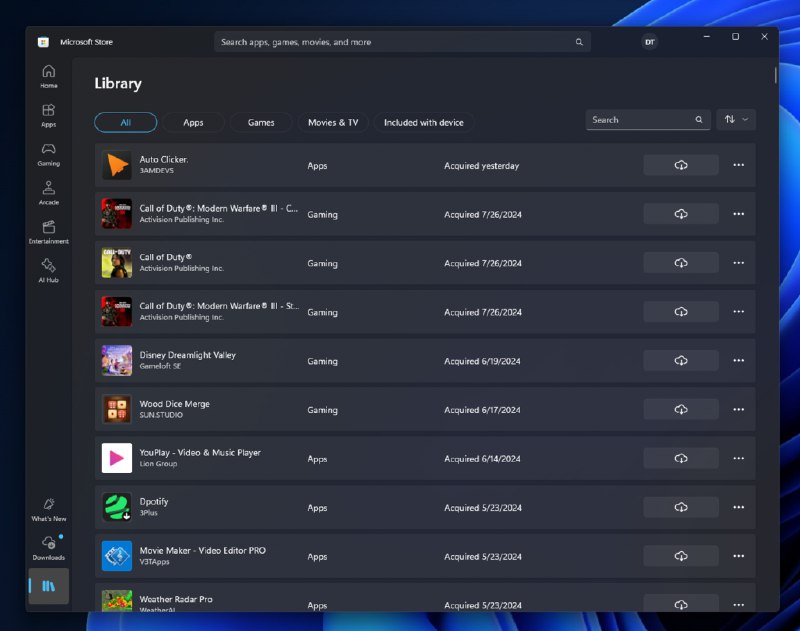 Microsoft Store （8 月更新）开始向 Dev 和 Canary 分支推送 - WinDiscover