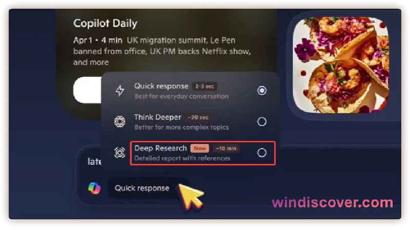 Copilot 正在试验 Deep Research、Pages 以及电脑操控等新体验 - WinDiscover