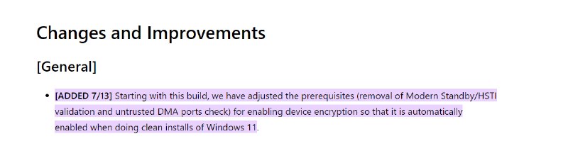 Windows 11 24H2 将默认启用设备加密 - WinDiscover