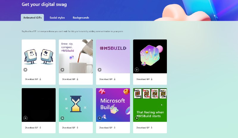 微软发布 Build 2024 数字化社交礼品资源 - WinDiscover