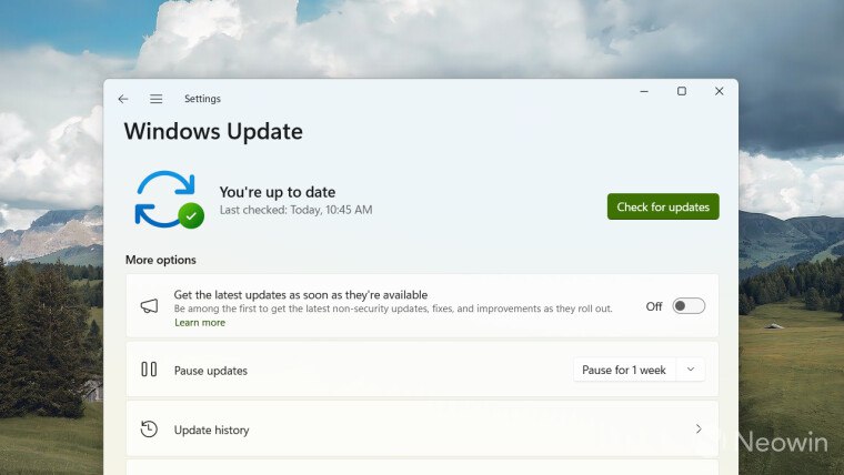 Windows 11 更新机制迎来重大改进：用户将可无限期暂停更新 - WinDiscover