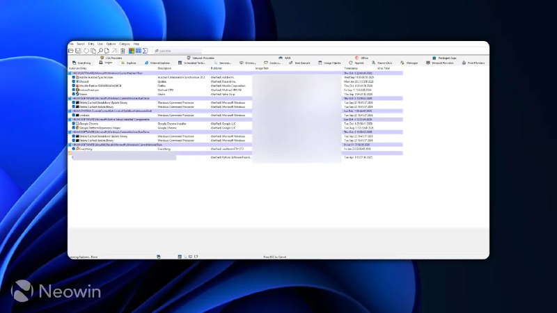 如何查找 Windows 11 中的隐藏启动应用和进程 - WinDiscover