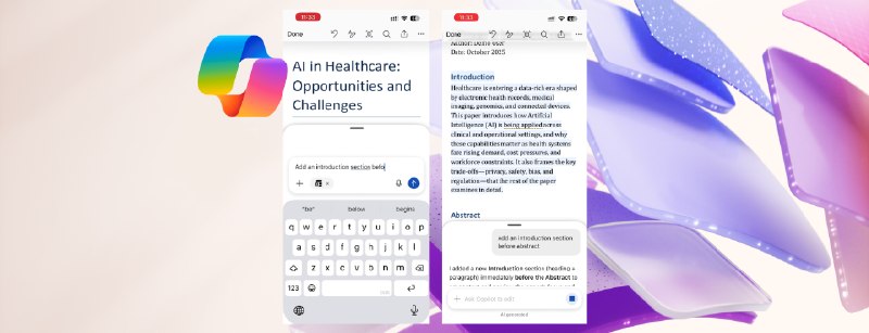 Word for iPhone 开始支持直接与 Copilot 协作编辑文档 - WinDiscover