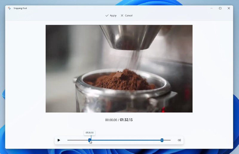 Windows 截图即将新增录屏裁剪功能 - WinDiscover
