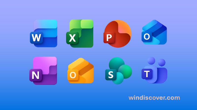 新版 Office 图标（非官方高清版）已发布，附新版图标更换步骤 - WinDiscover