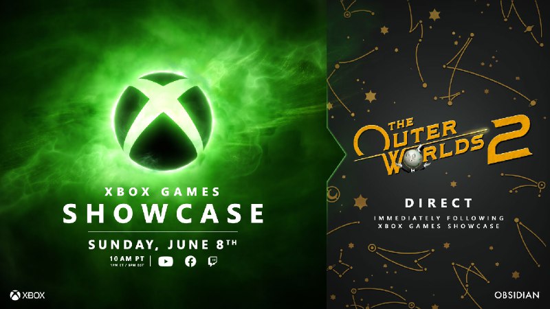 微软将于 6 月 8 日举办 Xbox 游戏展示会及《天外世界 2》直面会 - WinDiscover