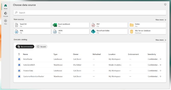 Excel 开始推出新版“获取数据”对话框及 OneLake 目录支持 - WinDiscover