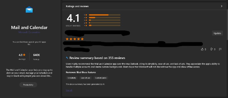 Microsoft Store 更推荐用户使用“邮件和日历”应用，而非新版 Outlook。 - WinDiscover