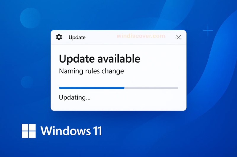 Windows 更新即将采用更简洁直观的命名方式 - WinDiscover