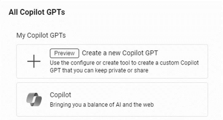 微软将于 7 月 10 日关闭 Copilot GPT 定制功能 - WinDiscover