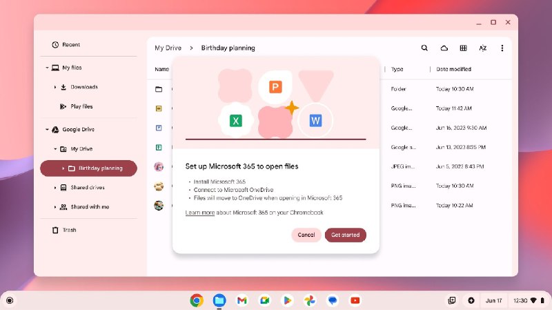 ChromeOS 开始推送 Office 文件打开/编辑新体验 - WinDiscover