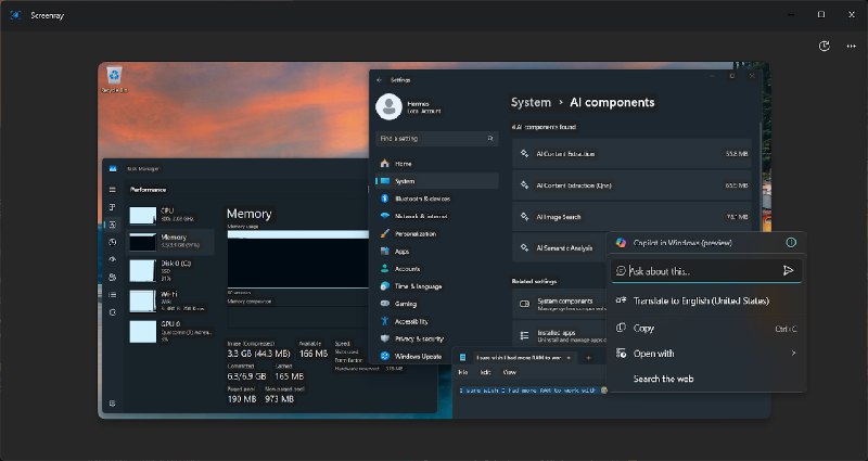 Windows Recall（预览版）新改进曝光：主页改进及 Copilot 整合改进 - WinDiscover